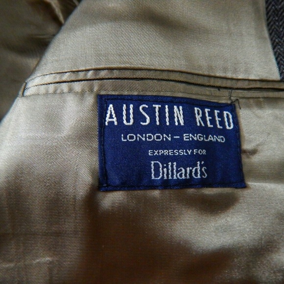 Austin Reed Two Button Gray Sport Coat 41 R - Picture 4 of 5